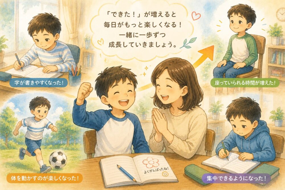 どれみのびじょん体験レッスンで子どもの成長を応援するイメージ